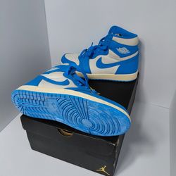 Nike Air Jordan 1 Retro High OG "Unc's" Re-imagined. Mens 9.5 Brand New. No Box