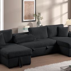 New Pull Out Bed Sectional 