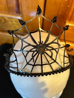 Spider Web Crown Tiara Headpiece