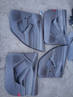 2012 THRU 2018 FORD FOCUS SEDAN BLACK DOOR PANELS