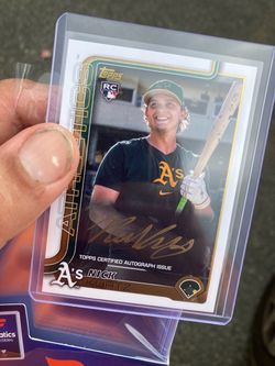 Nick Kurtz auto rookie golden mirror