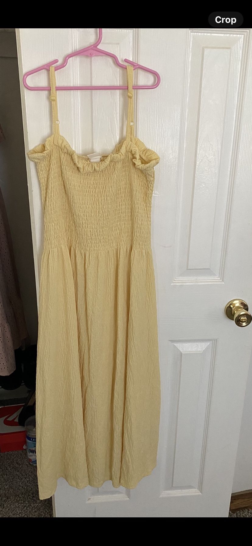 HM Yellow Women Or  (teenager Dress :) Size M