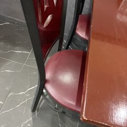The restaurant sells second-hand tables and chairs