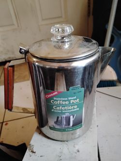 Coghlans Stainless Steel 9 Cups Coffee Pot