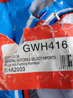 GMC/Chevy wiring harness for after market radio