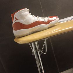 Red And White Cherry Jordans