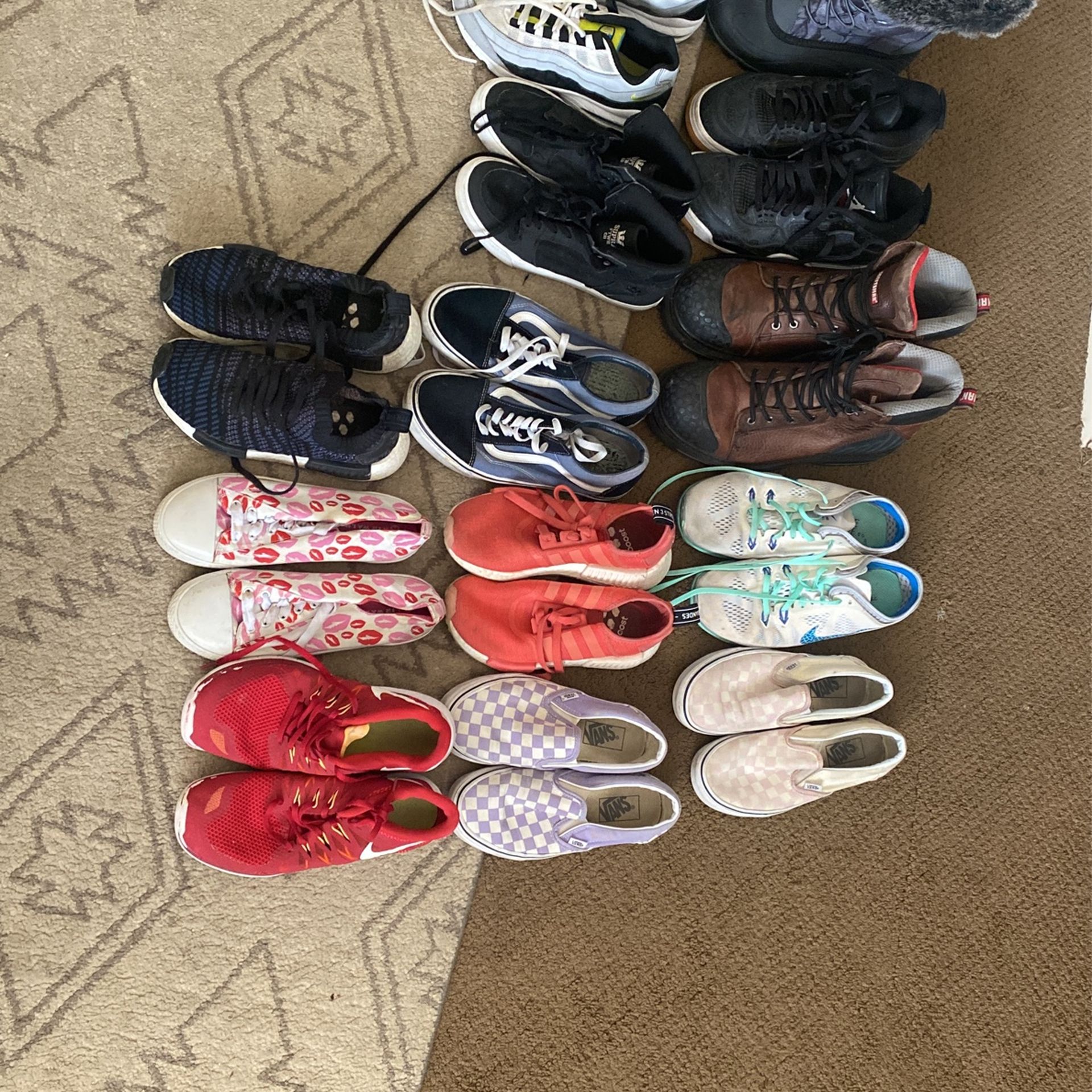 Different Shoes and Size