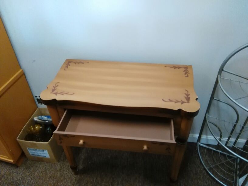 Small fold out dinner table or card table $65obo