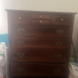 Solid wood tall Dresser