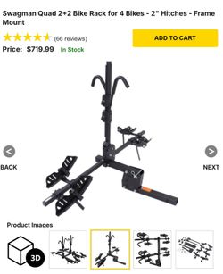 Bike rack 2x2