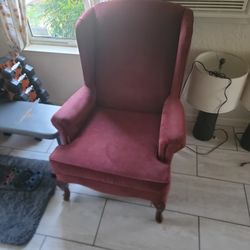Red Velvet Chairs