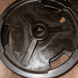 CAP 35lb & 45lb Bench Press Plates