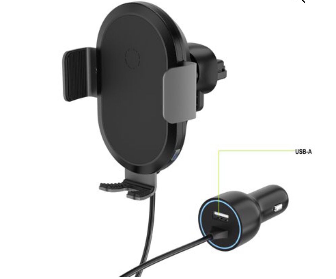 onn. Wireless Charging Car Vent Mount