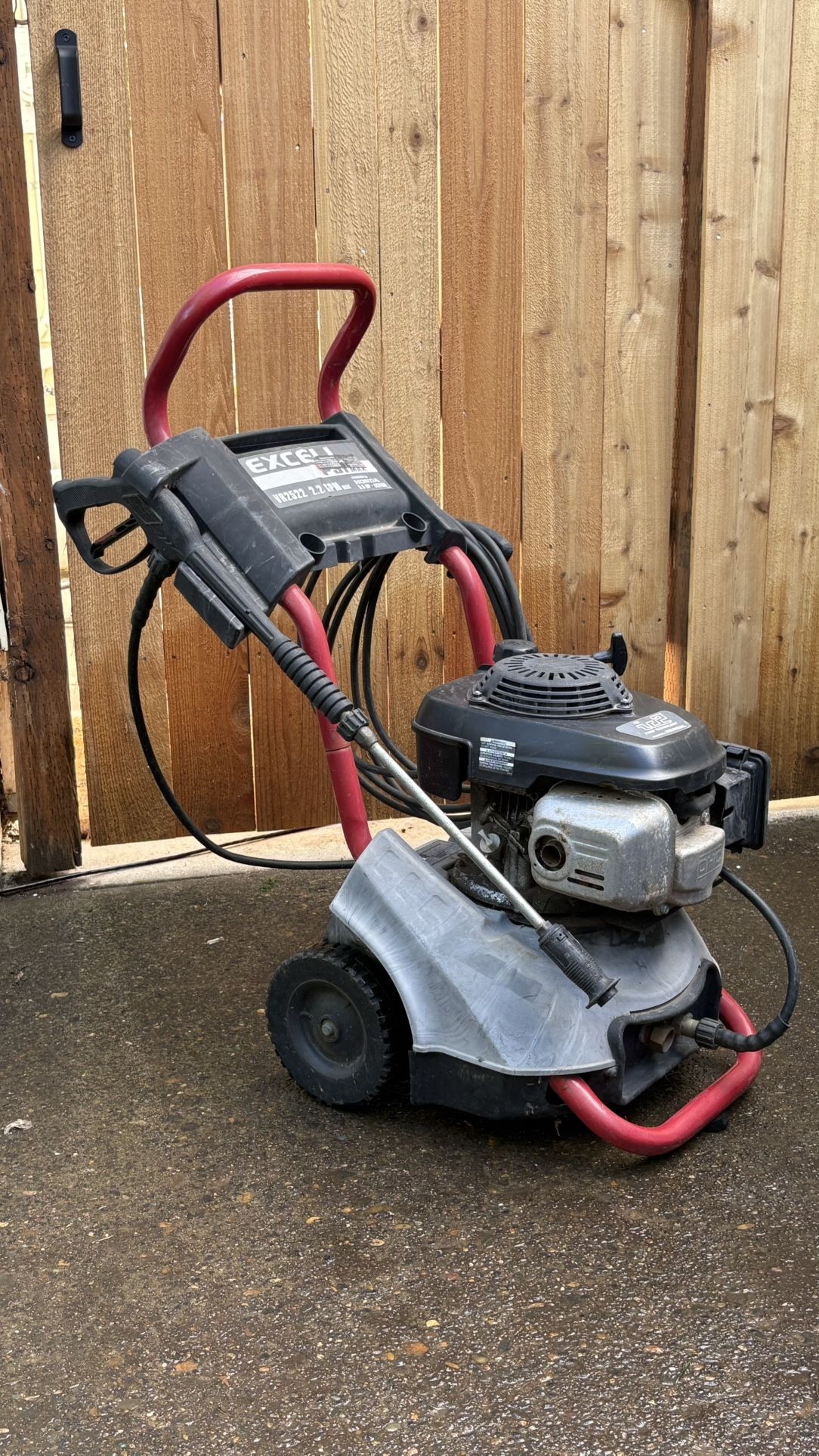 EXCELL VR2522 Pressure washer + Honda 5.5 HP GCV160 *WORKS*