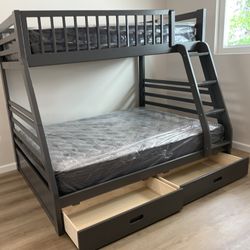 $699 Brand New Full/Twin Bunk Beds With Mattresses (Read Description Below)