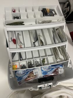 Plano Tackle Box With Fishing Tackle