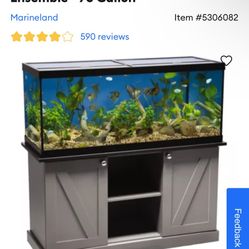 75 gallon tank (no stand just tank)
