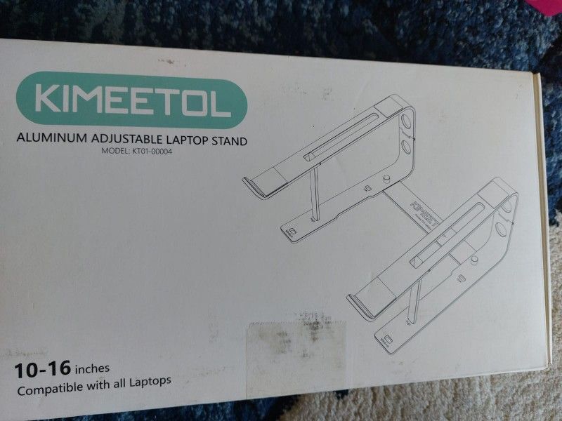 Kimeetol ALUMINIUM Adjustable LAPTOP STAND