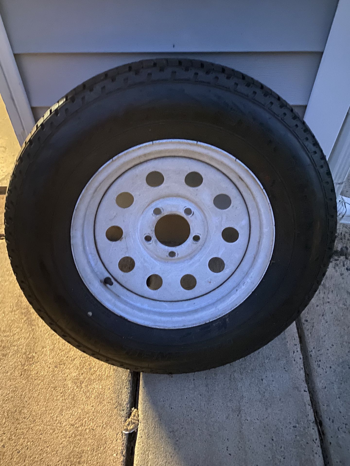 Trailer Tire And Wheel