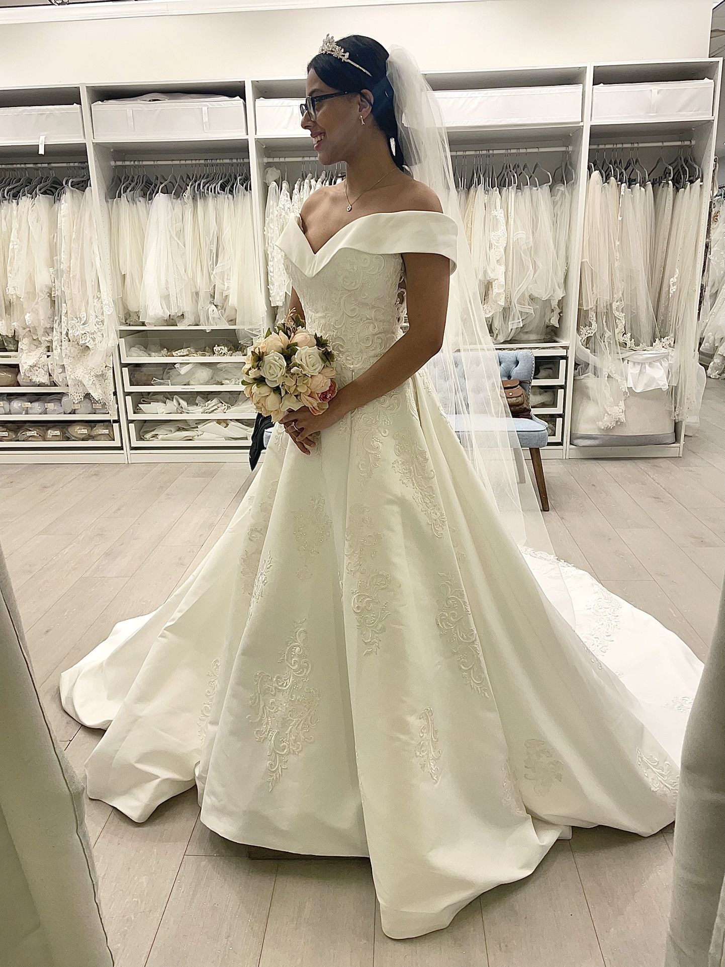 Ivory Ballgown Dress