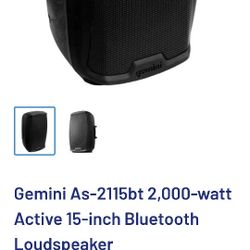 Gemini 2 Way Bluetooth Loud Speaker
