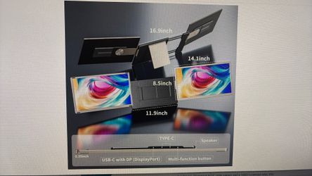 laptop Monitor extender,  2 screen 