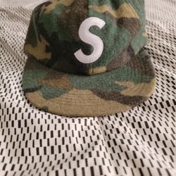 Supreme FW17 Wool S Logo 6-Panel Camo