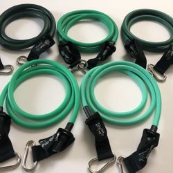 NEW Home Cables Resistance Bands Set (stackable 150lbs & hypoallergenic)