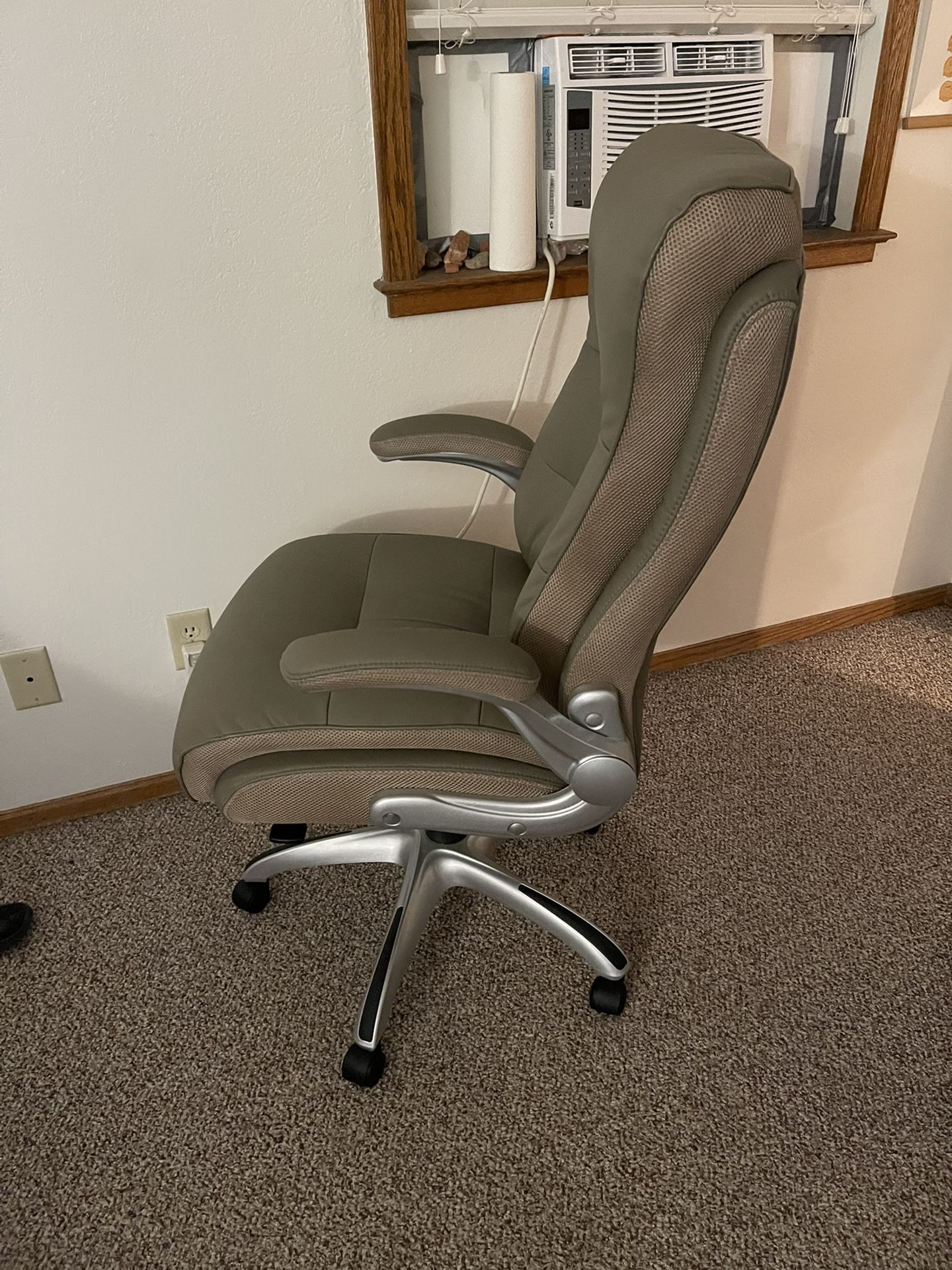 Realspace Ampresso Bonded Leather Big And Tall High Back Chair
