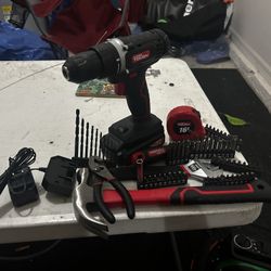 Brand New Drill And Drill Bits Plus More 