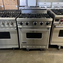 Viking 30”Wide Gas Range Stove In Stainless Steel 
