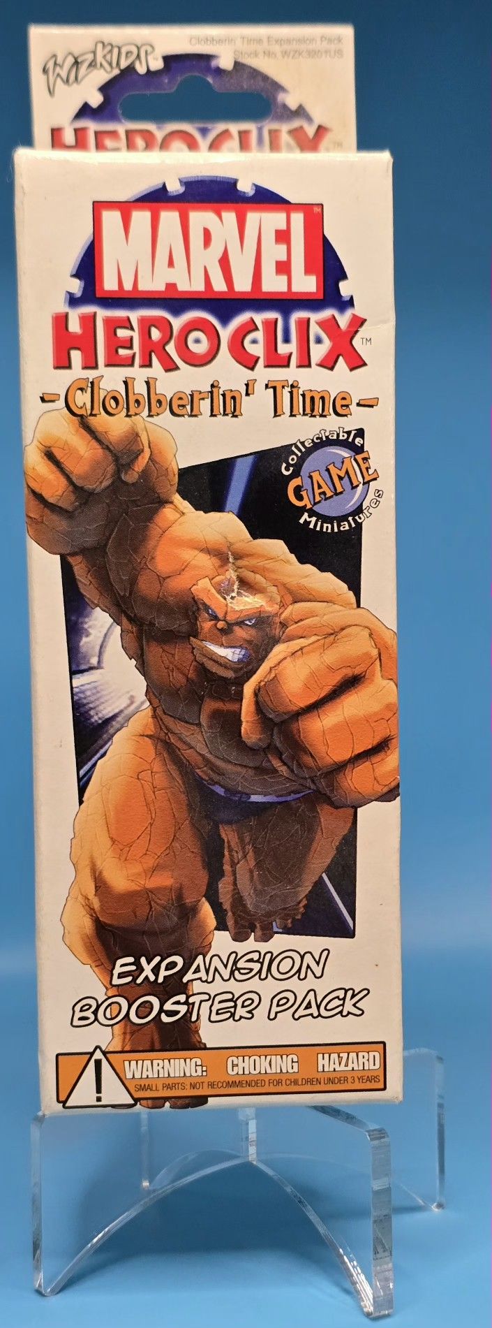 2003 MARVEL HEROCLIX WIZKIDS CRITICAL MASS - CLOBBERIN' TIME FEATURING THE THING - EXPANSION BOOSTER PACK