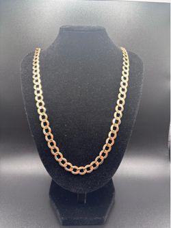 14kt curb chain