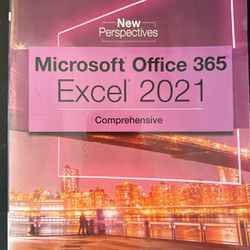 Microsoft office 365 Excel 2021 Comprehensive book