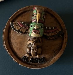 Souvenir from Alaska wood handmade 