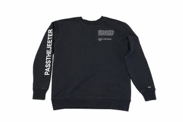 Jeeter “PassTheJeeter” Black Sweatshirt