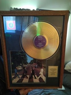 Beatles 24k Gold Record