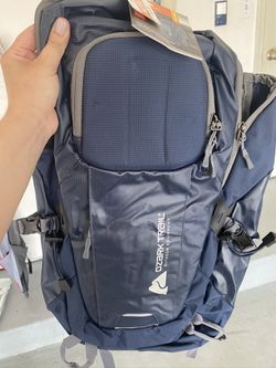 Camping backpack.