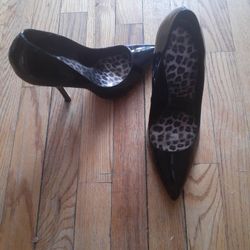Black Patent Leather Heels