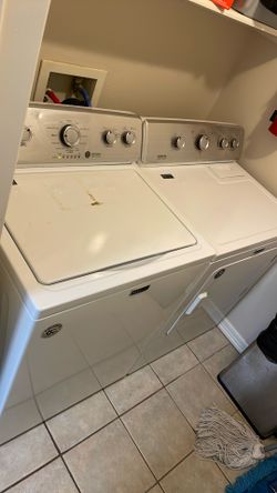 Maytag Washer And Dryer In Excellent Condition- Must Sell And Be Picked Up