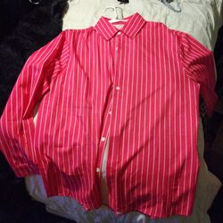 L Button Up Dress Shirt 