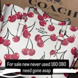 Cherry Print Mollie Tote Bag