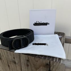 All black mens multi belt