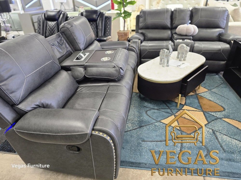 2PC LIVING ROOM SET RECLINERS