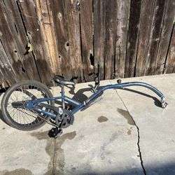 Tandem bike attachment 