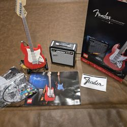 Retired Lego Ideas Fender Stratocaster #21329