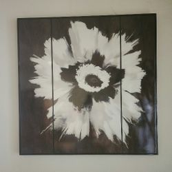 Bombay and Co. Floral Triptych on Board Framed