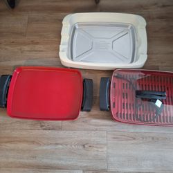 2 In 1 Smokeless Grill/griddle