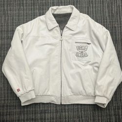 Ecko Unltd RARE Reversible Leather/chinchilla Fur