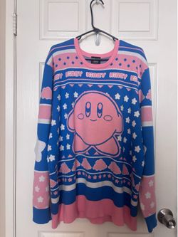 Nintendo Kirby Stars Patterned Sweater